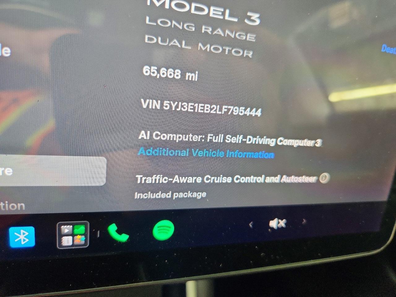 2020 TESLA MODEL 3