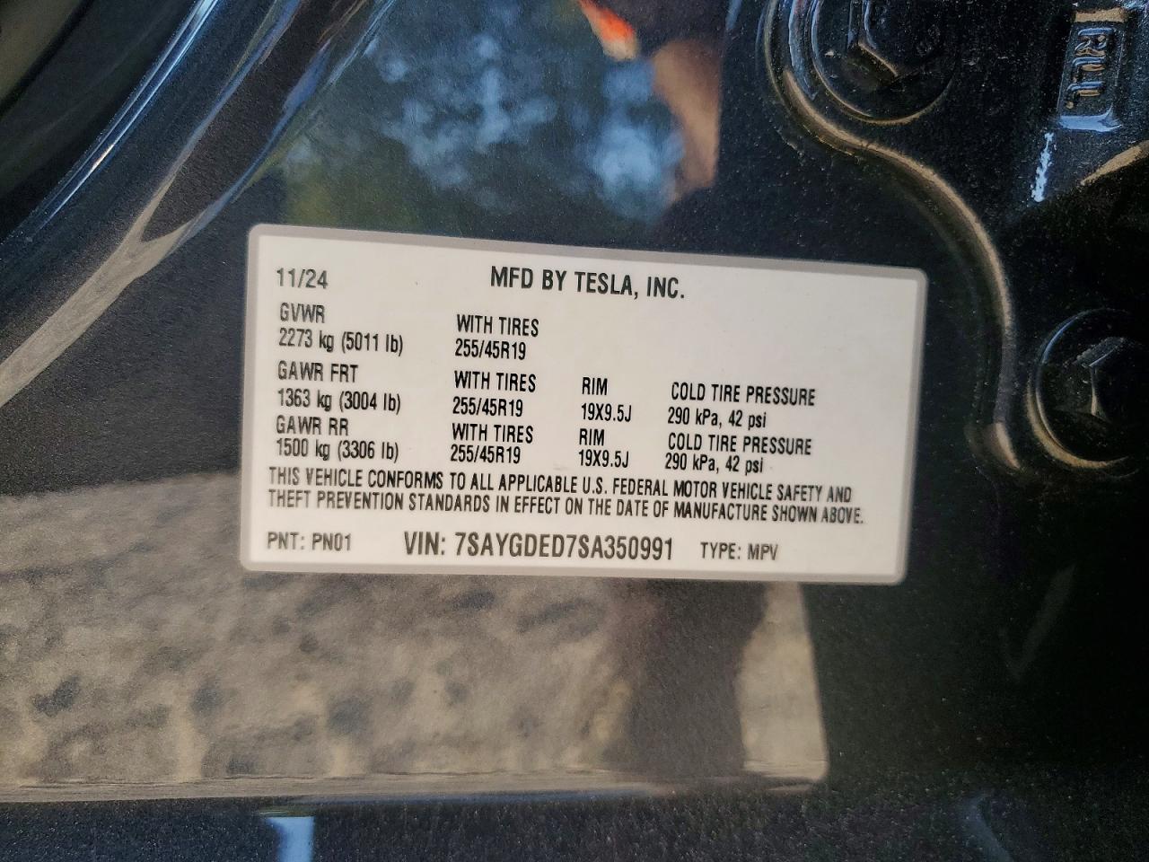 2025 TESLA MODEL Y