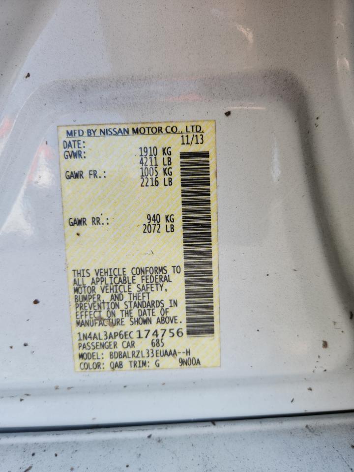2014 NISSAN ALTIMA