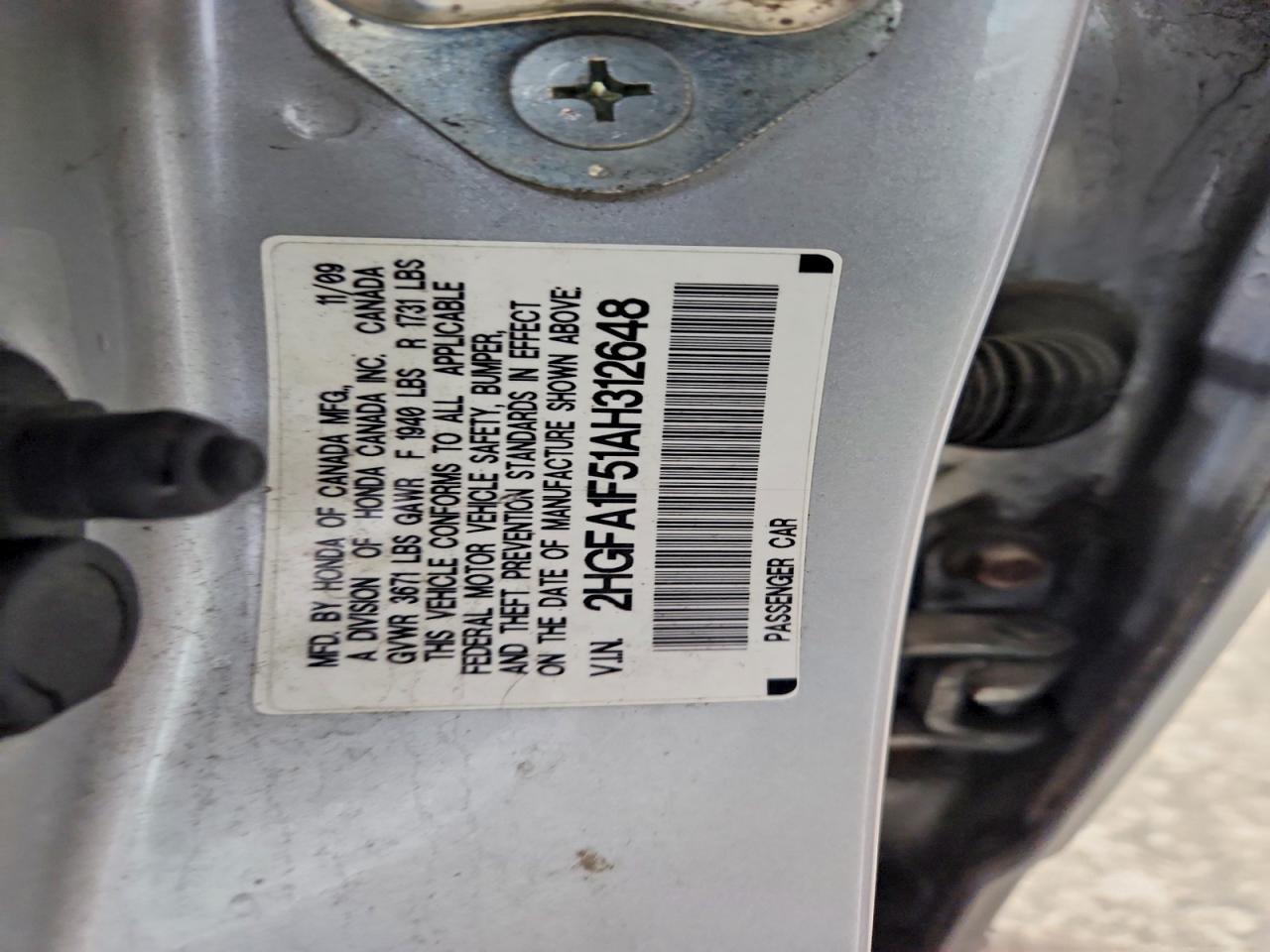 2010 HONDA CIVIC