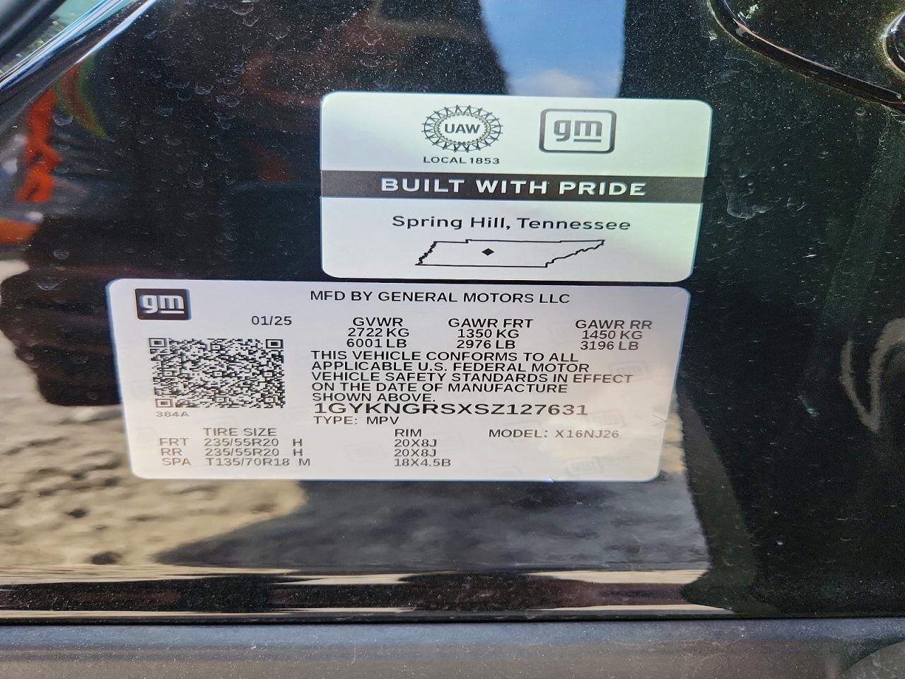 2025 CADILLAC XT5