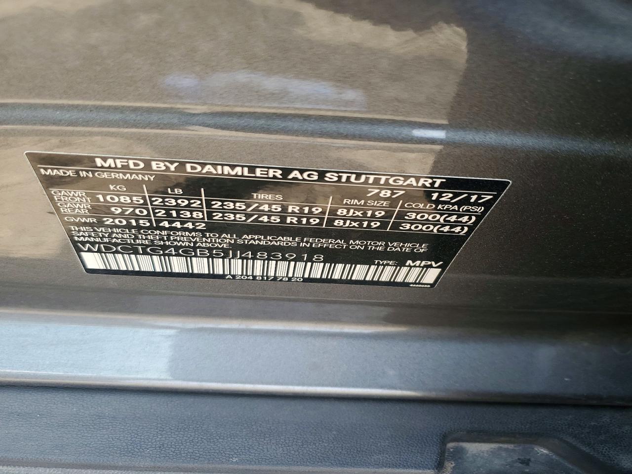 2018 MERCEDES-BENZ GLA-CLASS