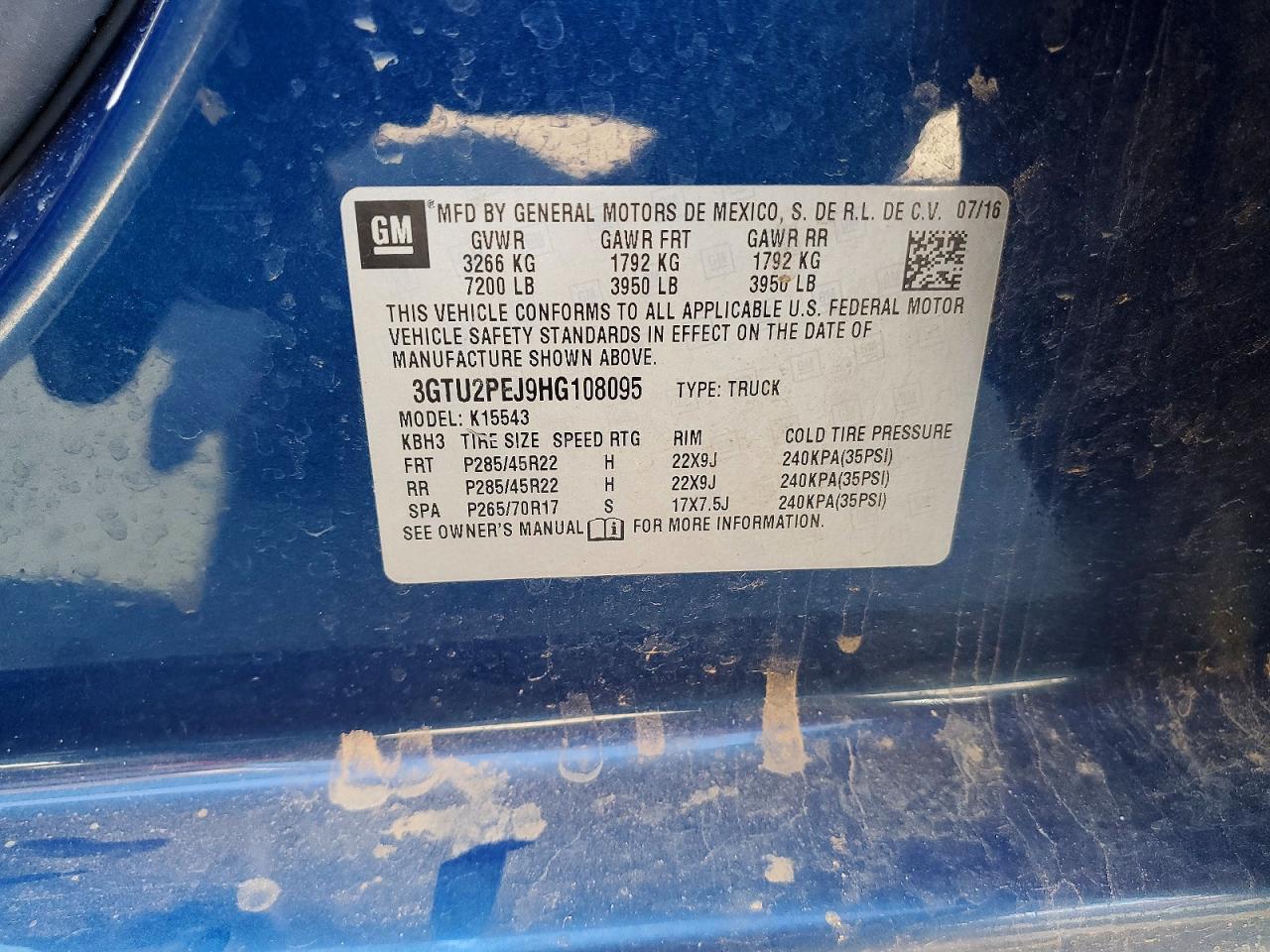 2017 GMC SIERRA