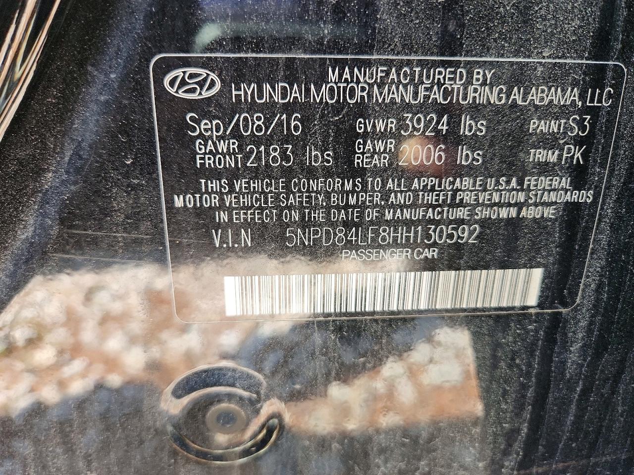 2017 HYUNDAI ELANTRA