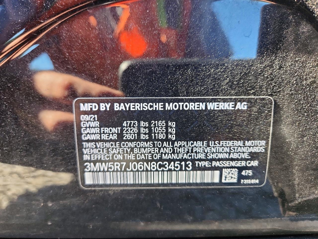 2022 BMW 3 SERIES