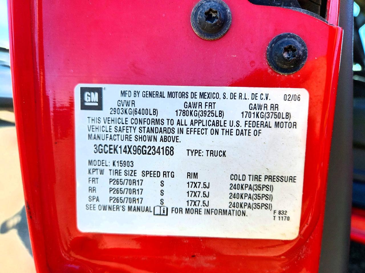 2006 CHEVROLET SILVERADO