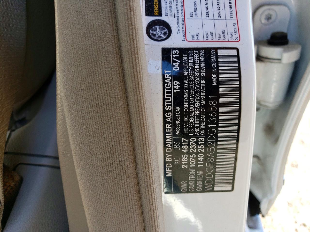 2013 MERCEDES-BENZ C-CLASS