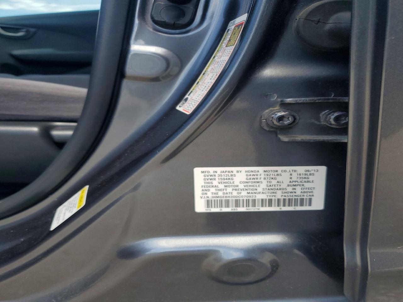 2013 HONDA FIT
