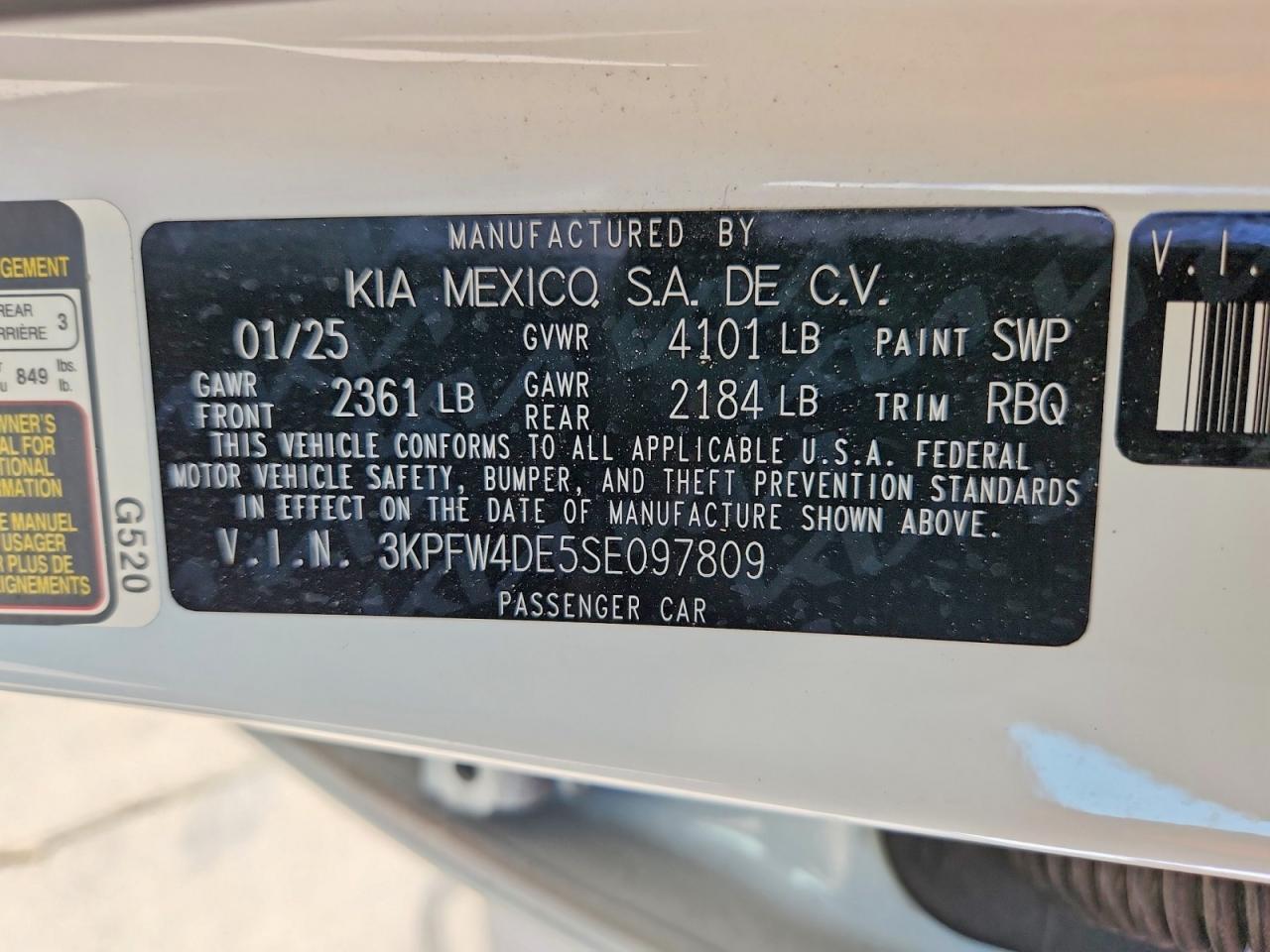 2025 KIA ALL OTHER
