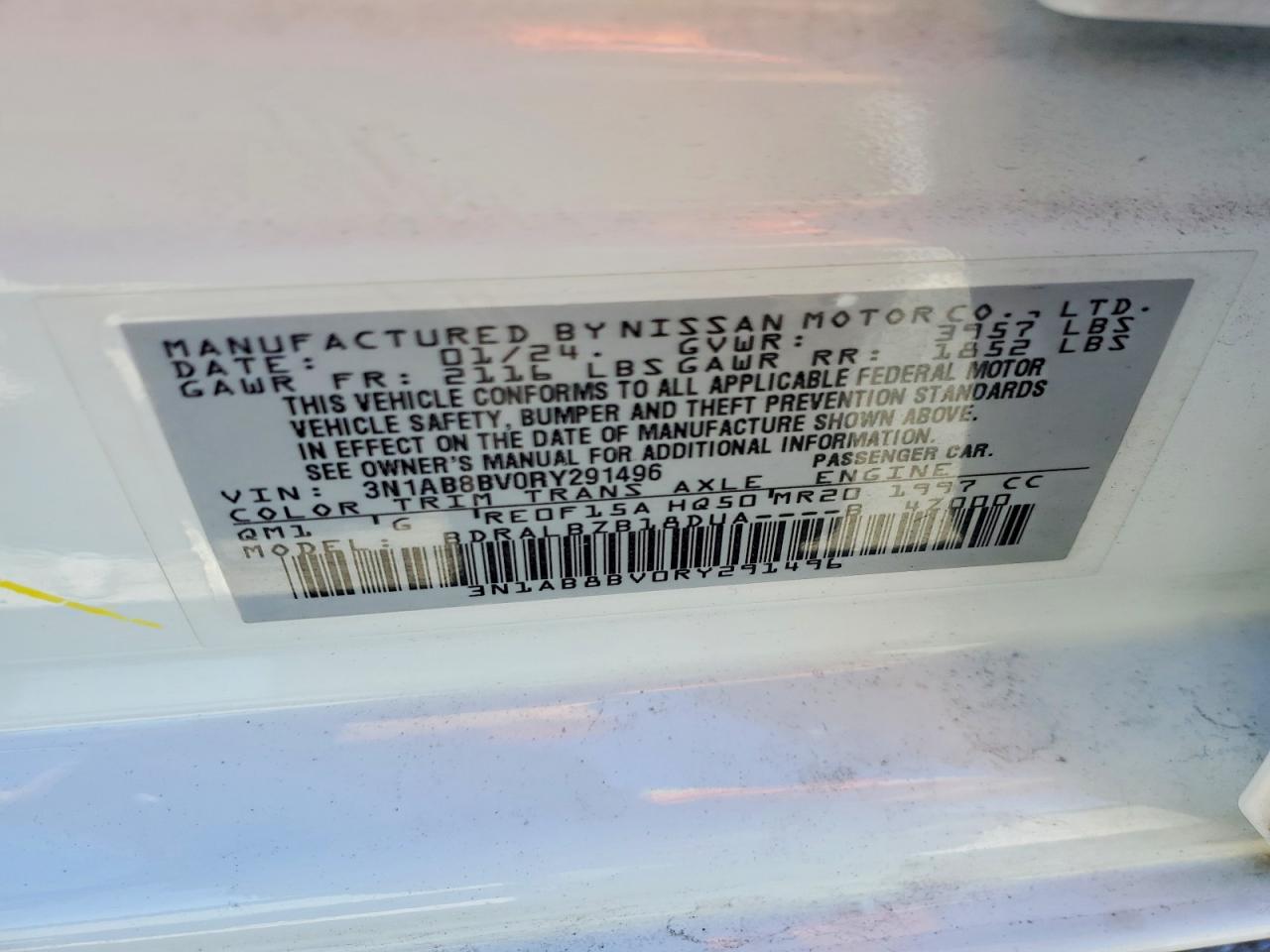 2024 NISSAN SENTRA