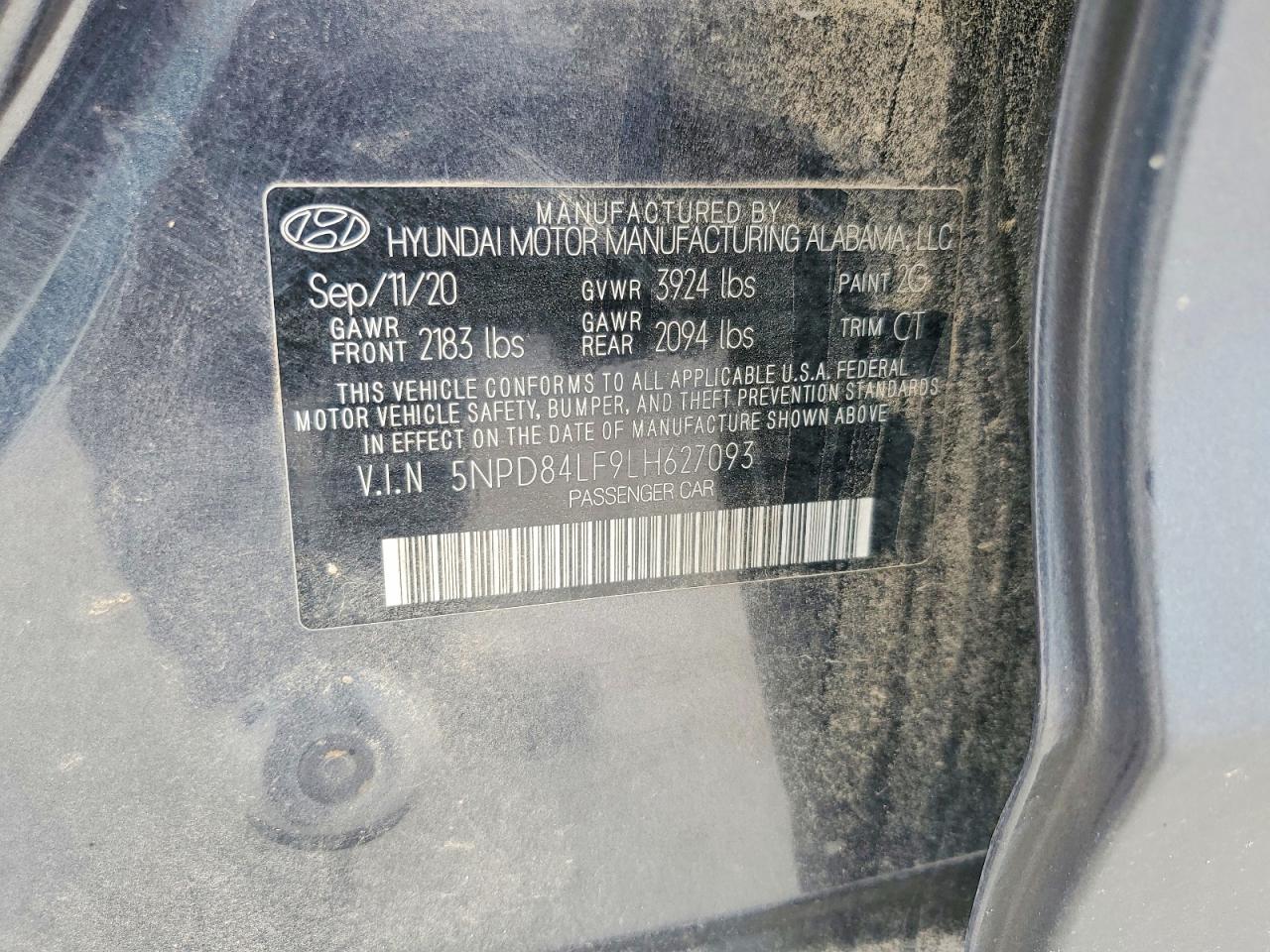 2020 HYUNDAI ELANTRA