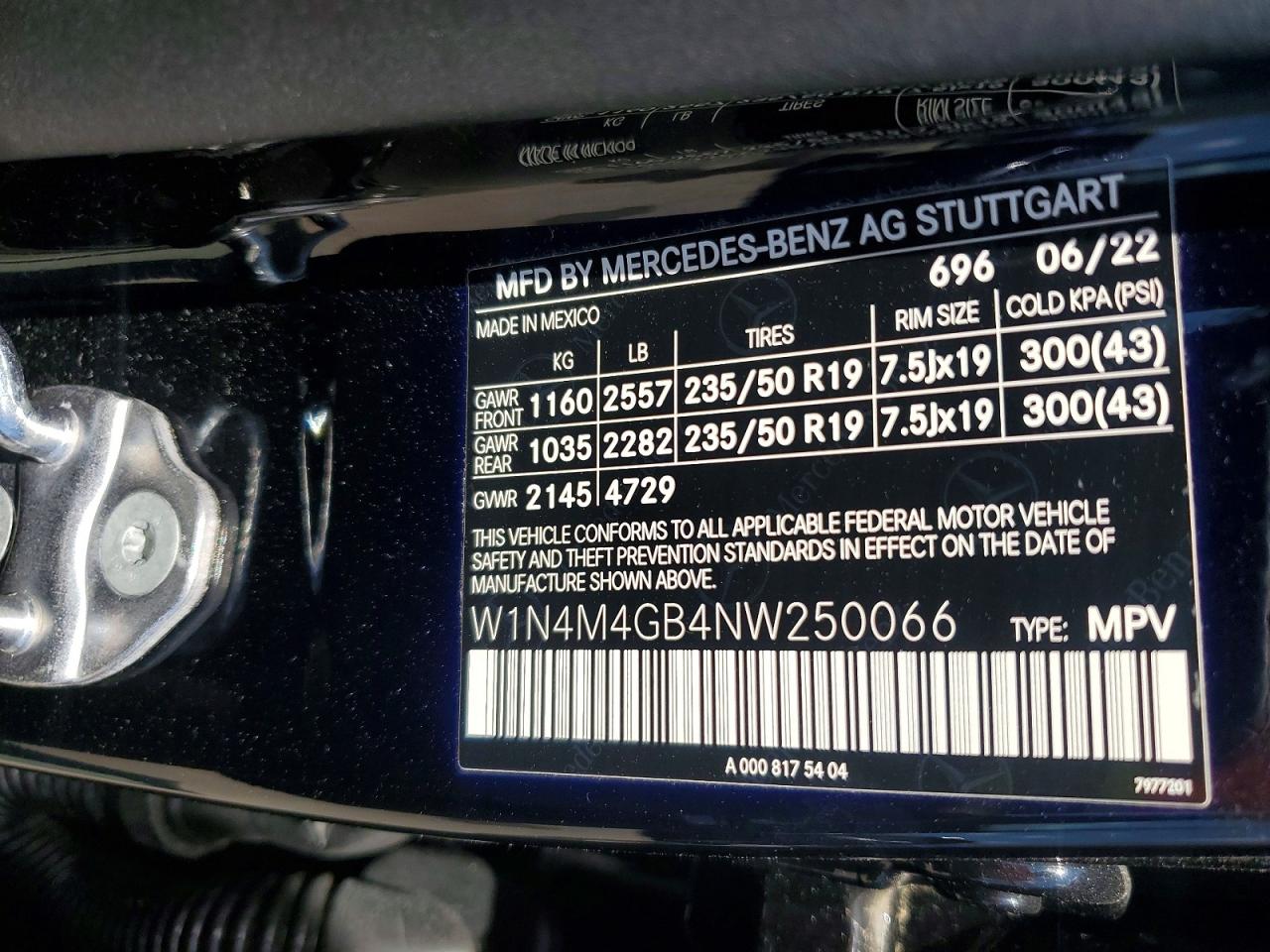 2022 MERCEDES-BENZ GLB-CLASS