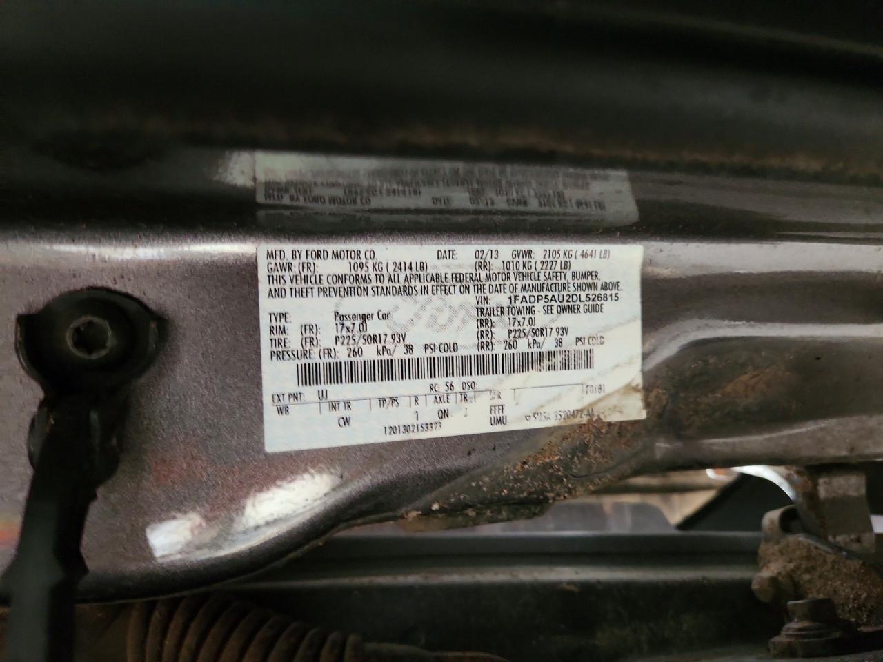 2013 FORD CMAX