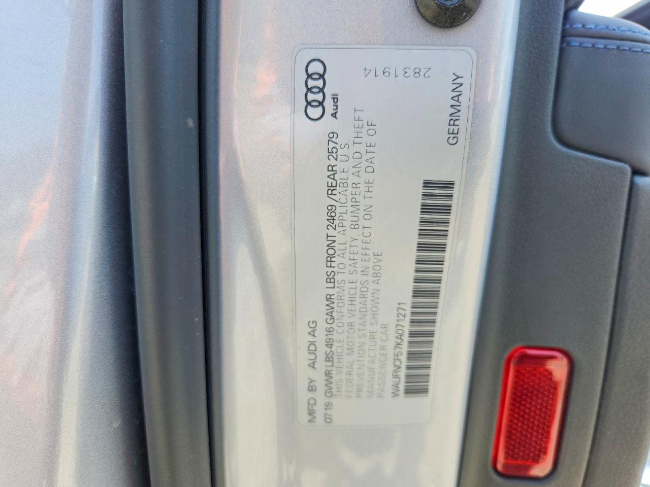 2019 AUDI A5
