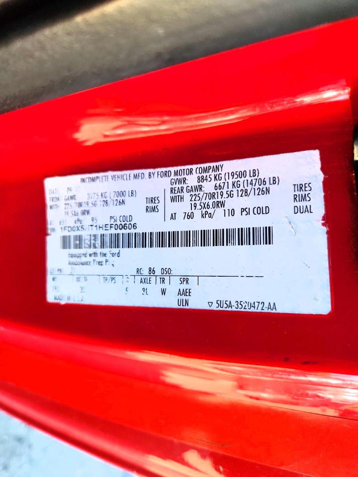 2017 FORD F550