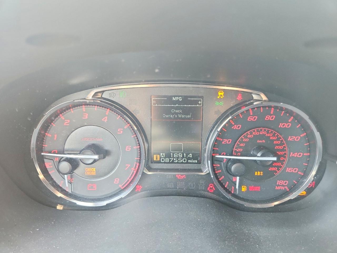 2016 SUBARU WRX