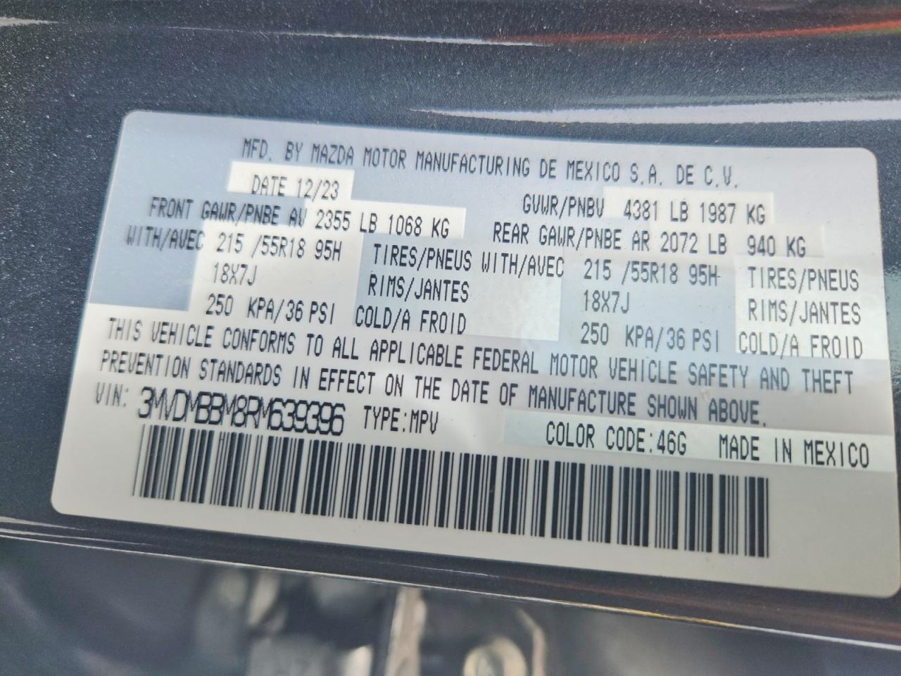 2024 MAZDA CX30