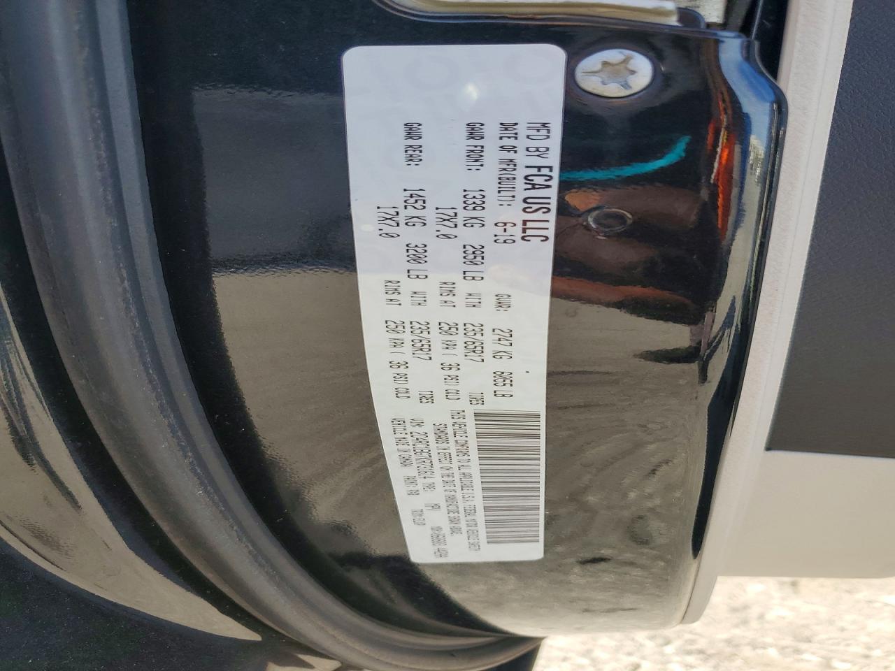 2019 CHRYSLER PACIFICA