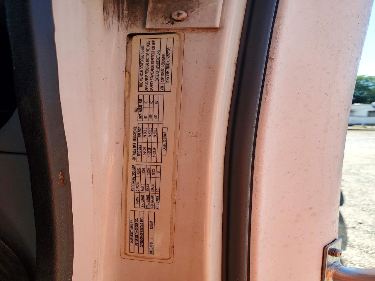 2003 PETERBILT ALL OTHER