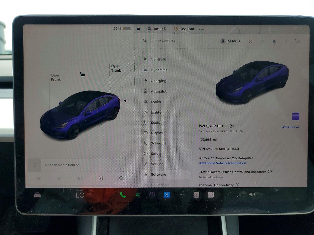 2019 TESLA MODEL 3