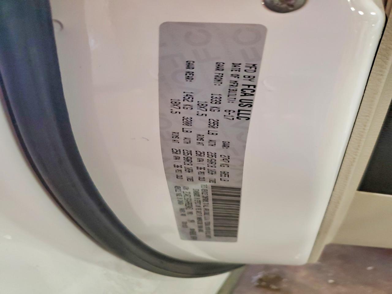 2017 CHRYSLER PACIFICA