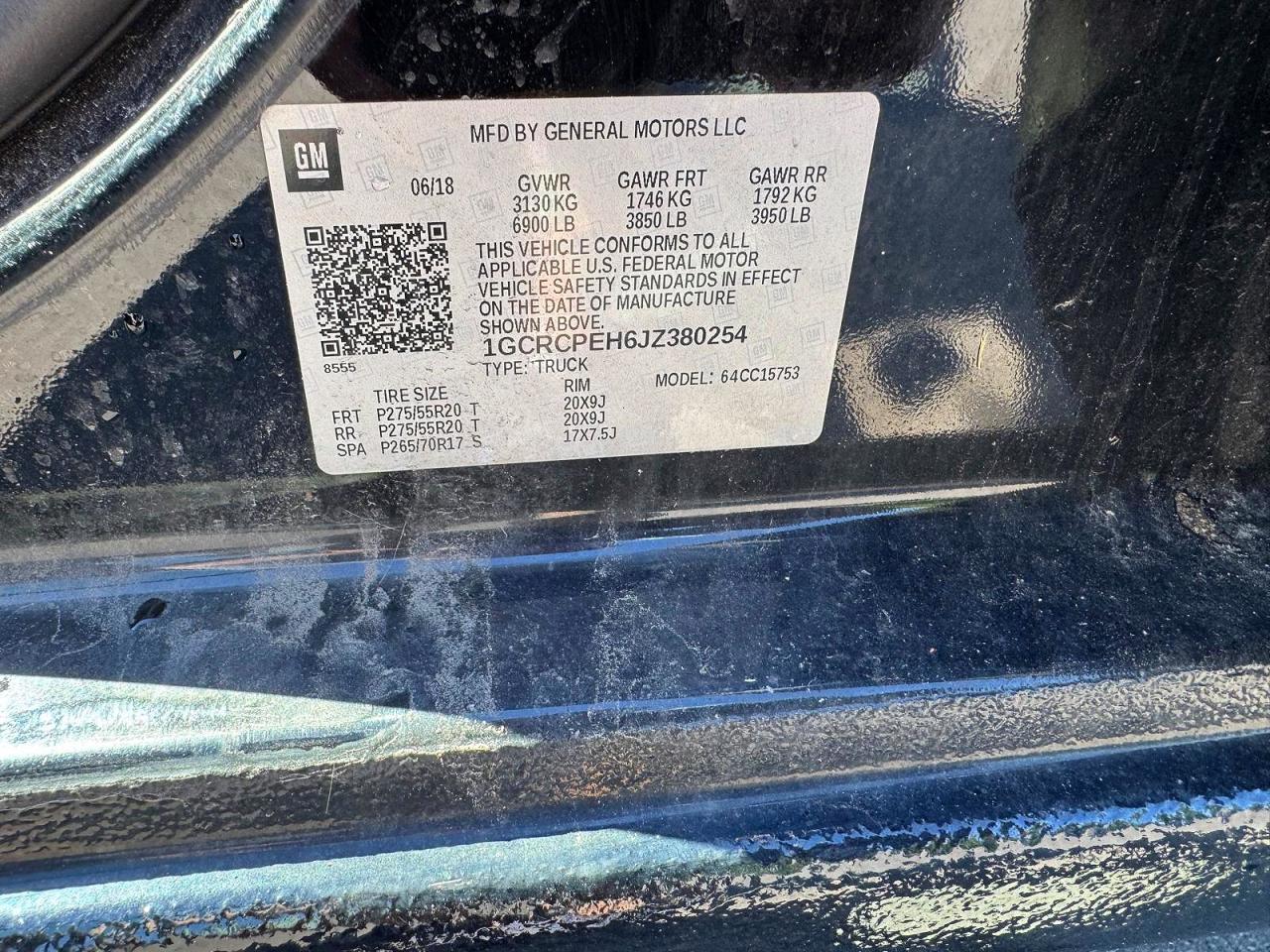 2018 CHEVROLET SILVERADO