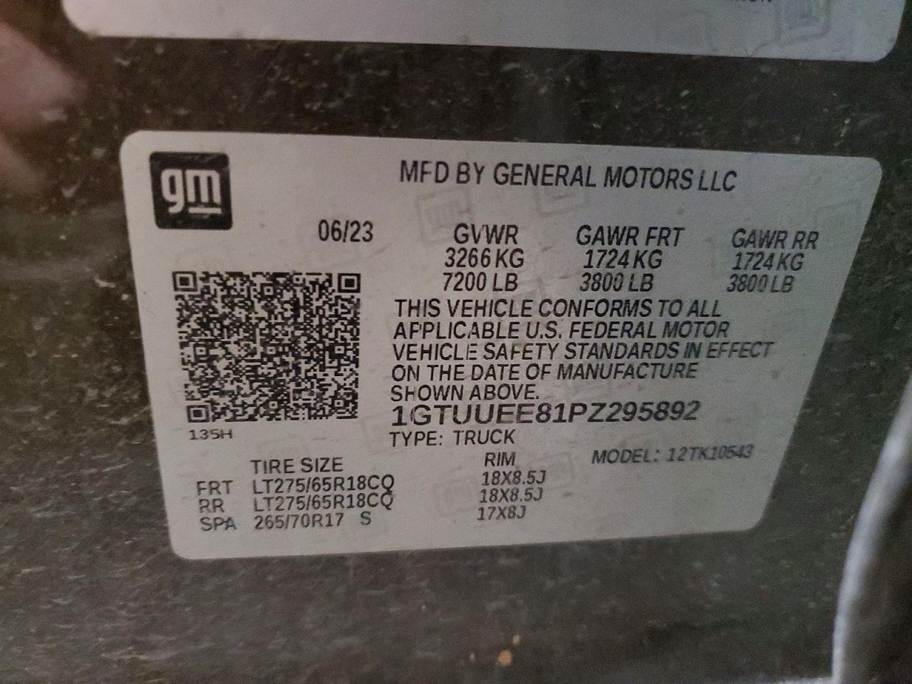 2023 GMC SIERRA