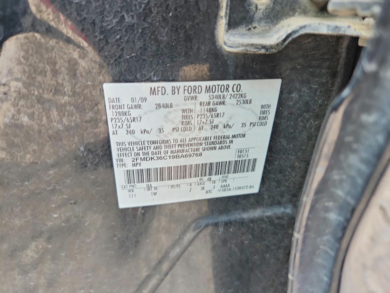 2009 FORD EDGE