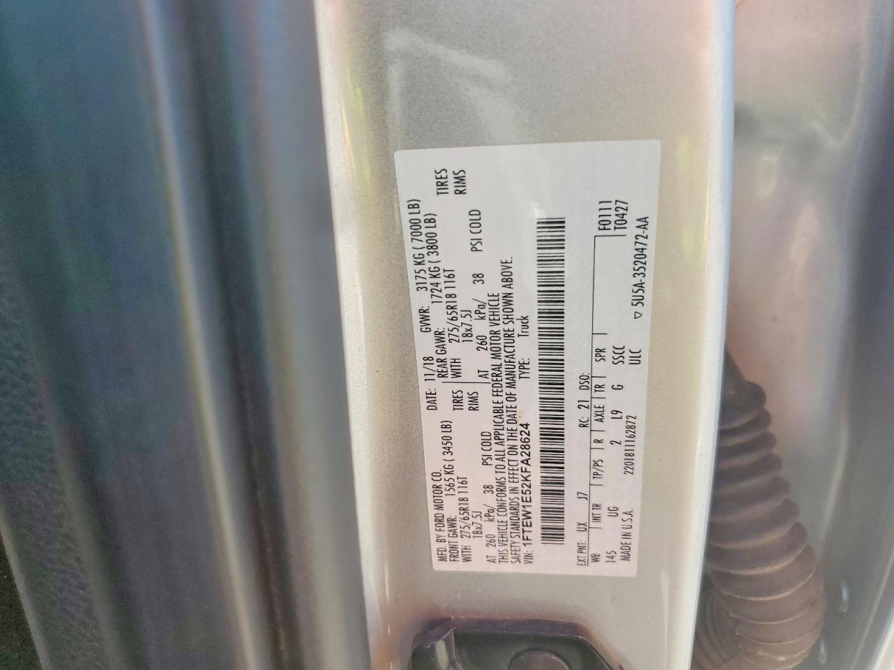 2019 FORD F150