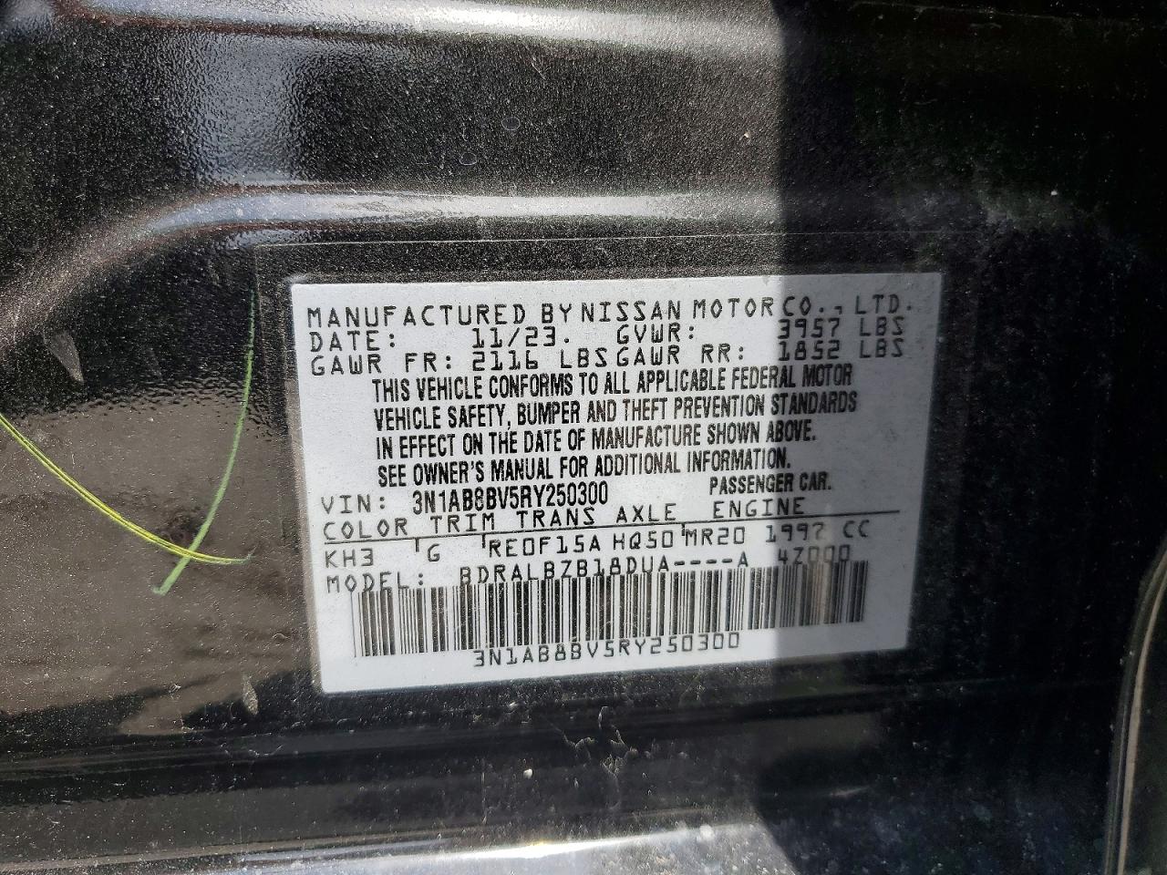 2024 NISSAN SENTRA