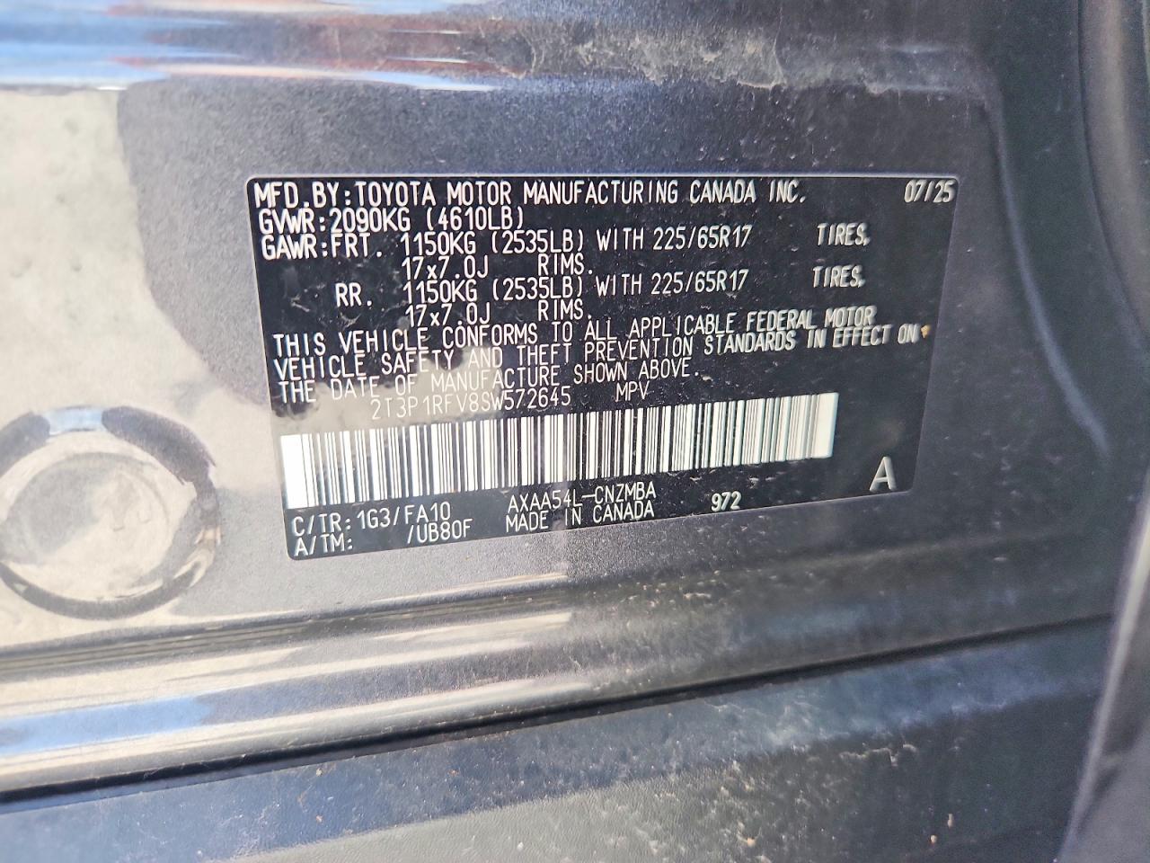 2025 TOYOTA RAV4