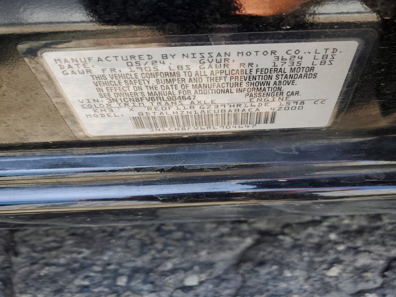 2024 NISSAN VERSA