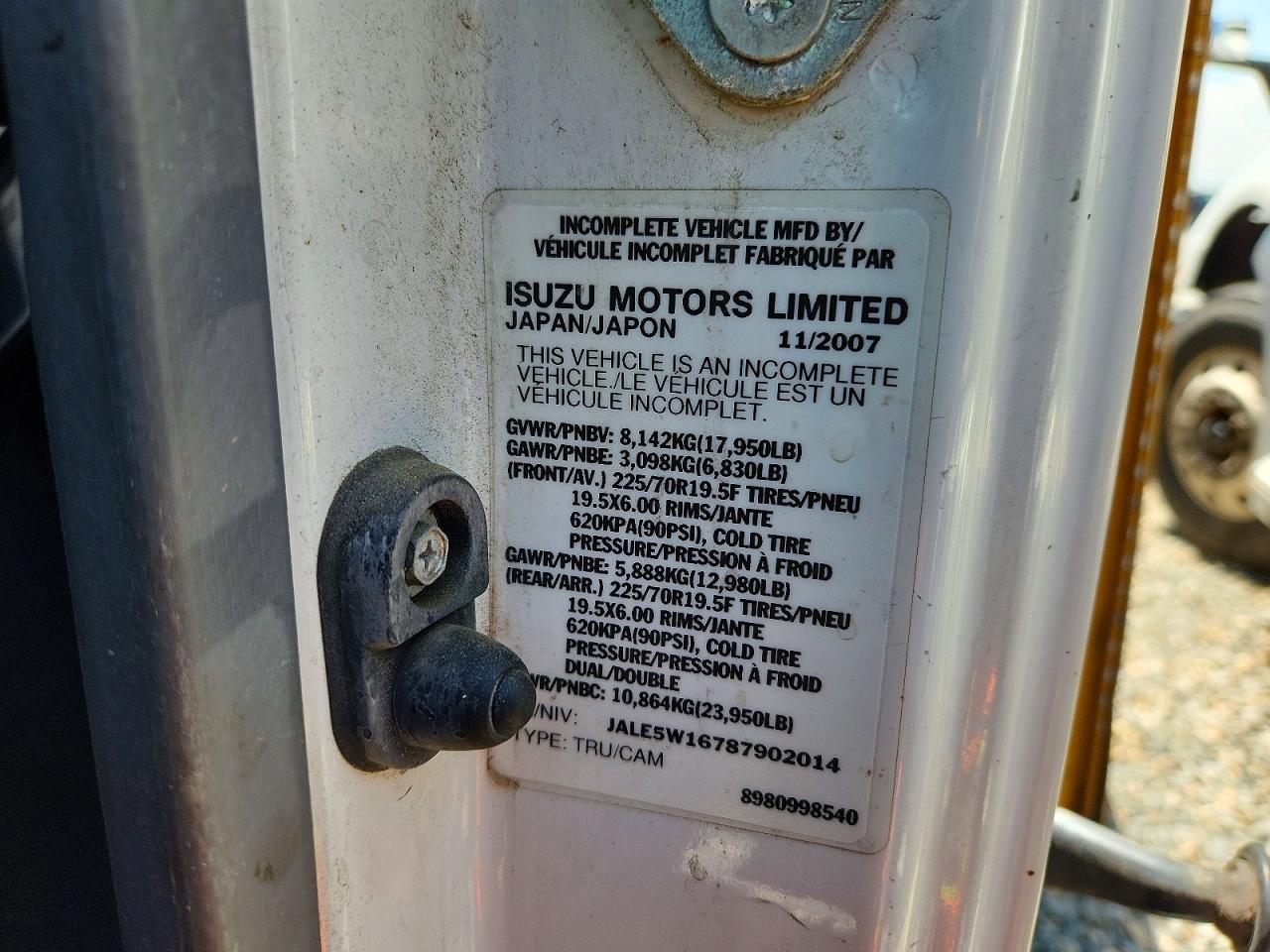 2008 ISUZU All Models