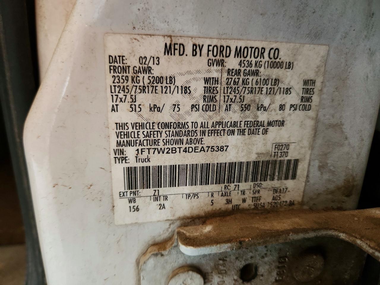 2013 FORD F250