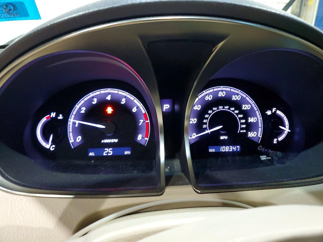 2011 TOYOTA AVALON