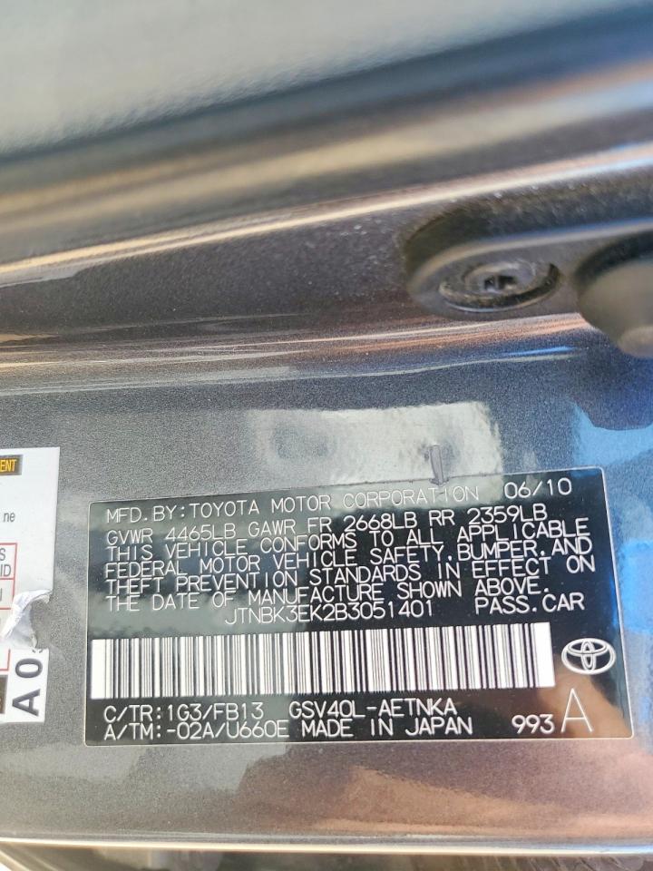 2011 TOYOTA CAMRY LE V