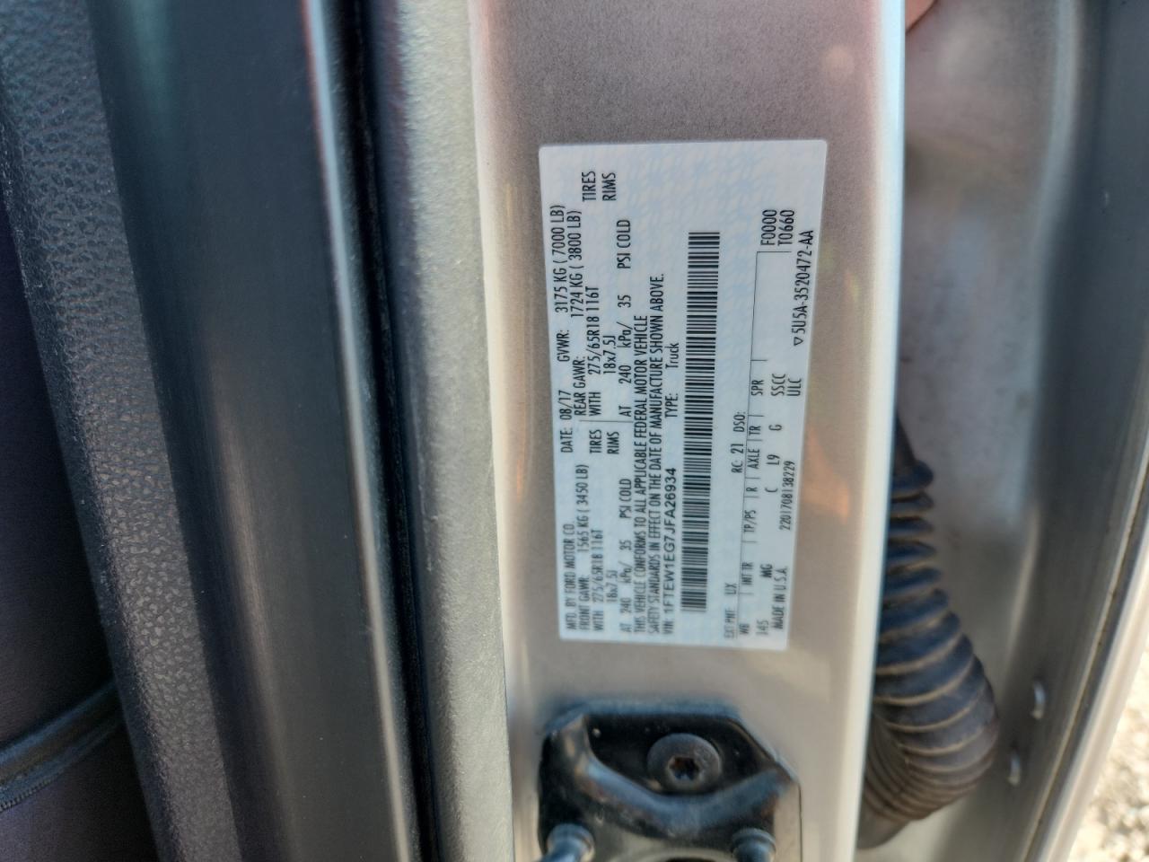 2018 FORD F150