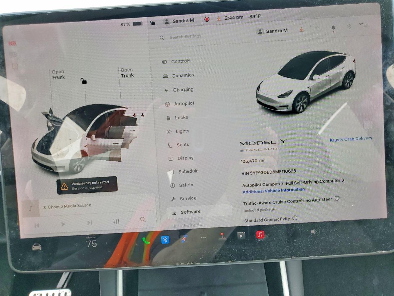 2021 TESLA MODEL Y