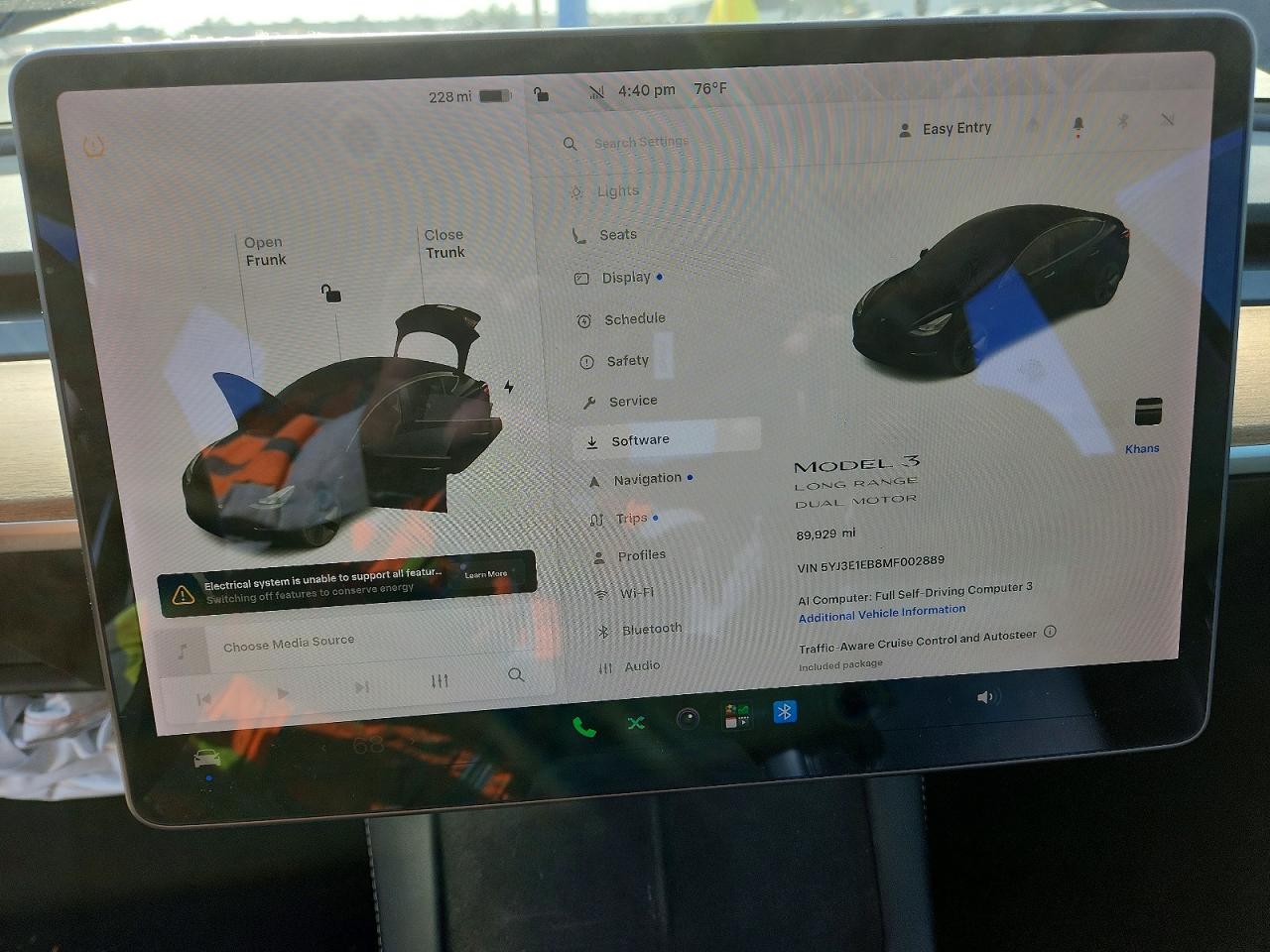 2021 TESLA MODEL 3