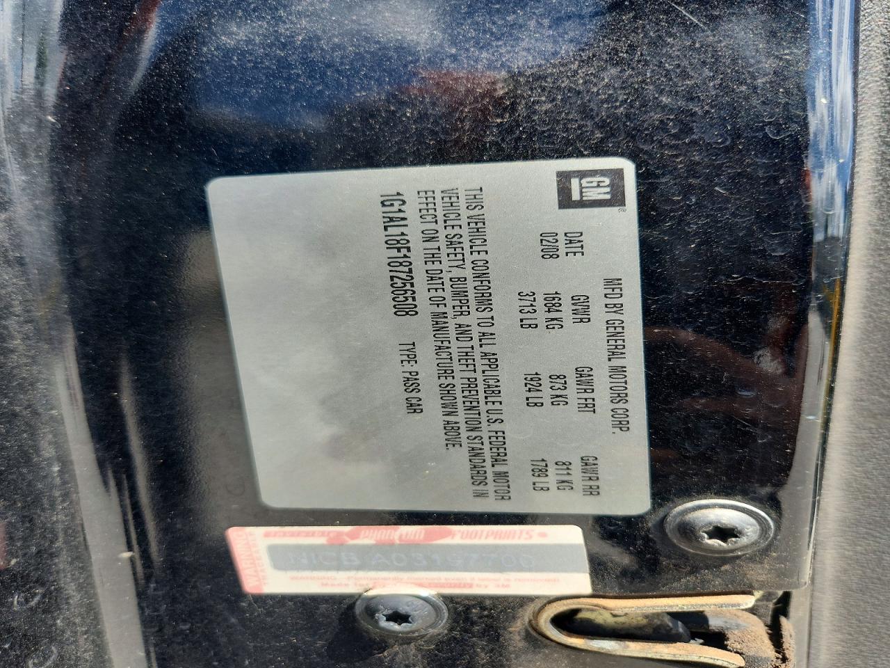 2008 CHEVROLET COBALT