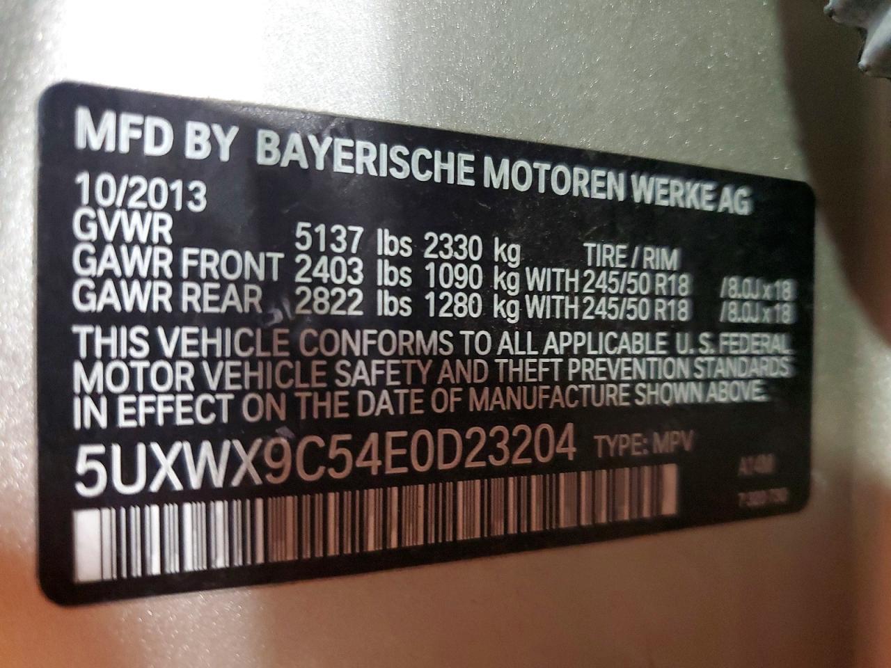 2014 BMW X3