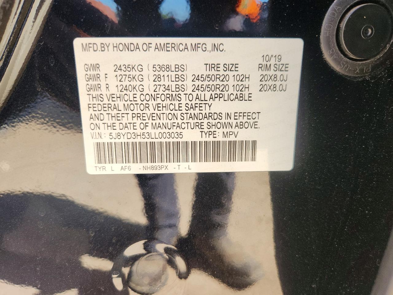 2020 ACURA MDX