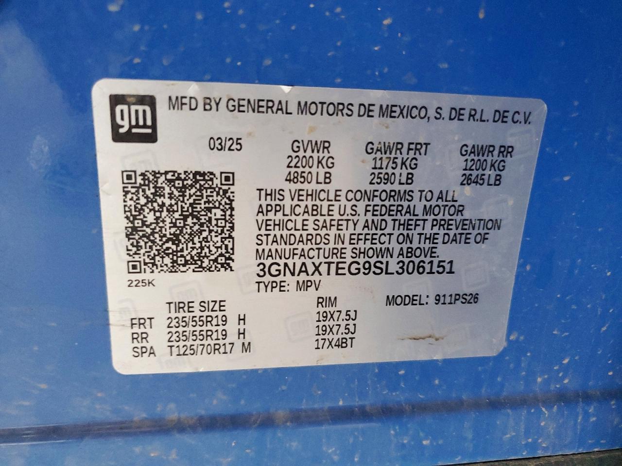 2025 CHEVROLET EQUINOX
