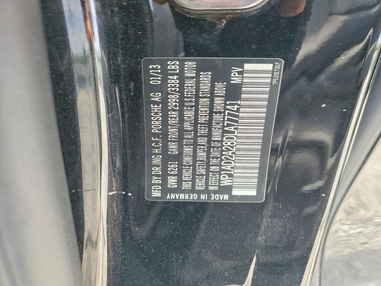 2013 PORSCHE CAYENNE