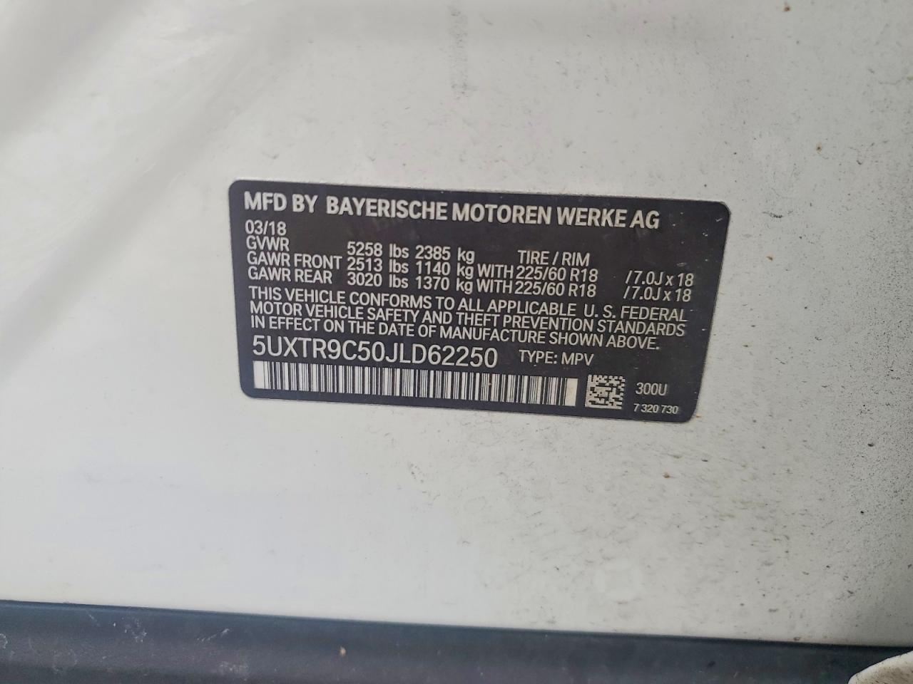 2018 BMW X3