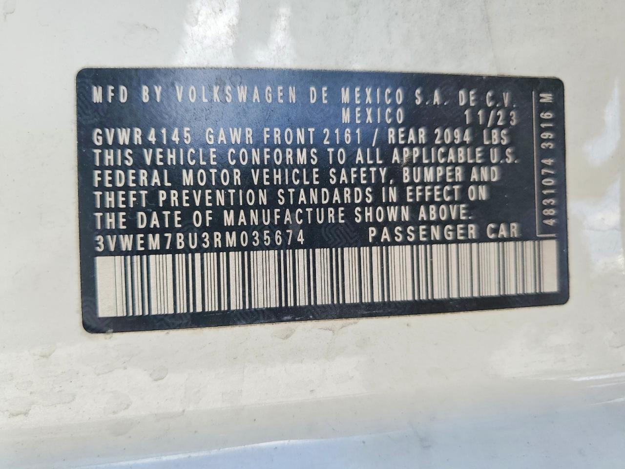 2024 VOLKSWAGEN JETTA