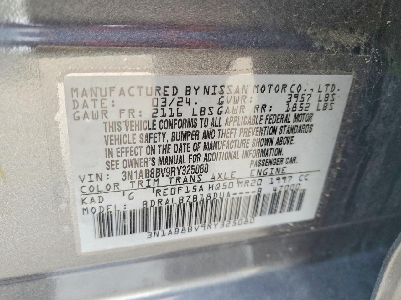 2024 NISSAN SENTRA
