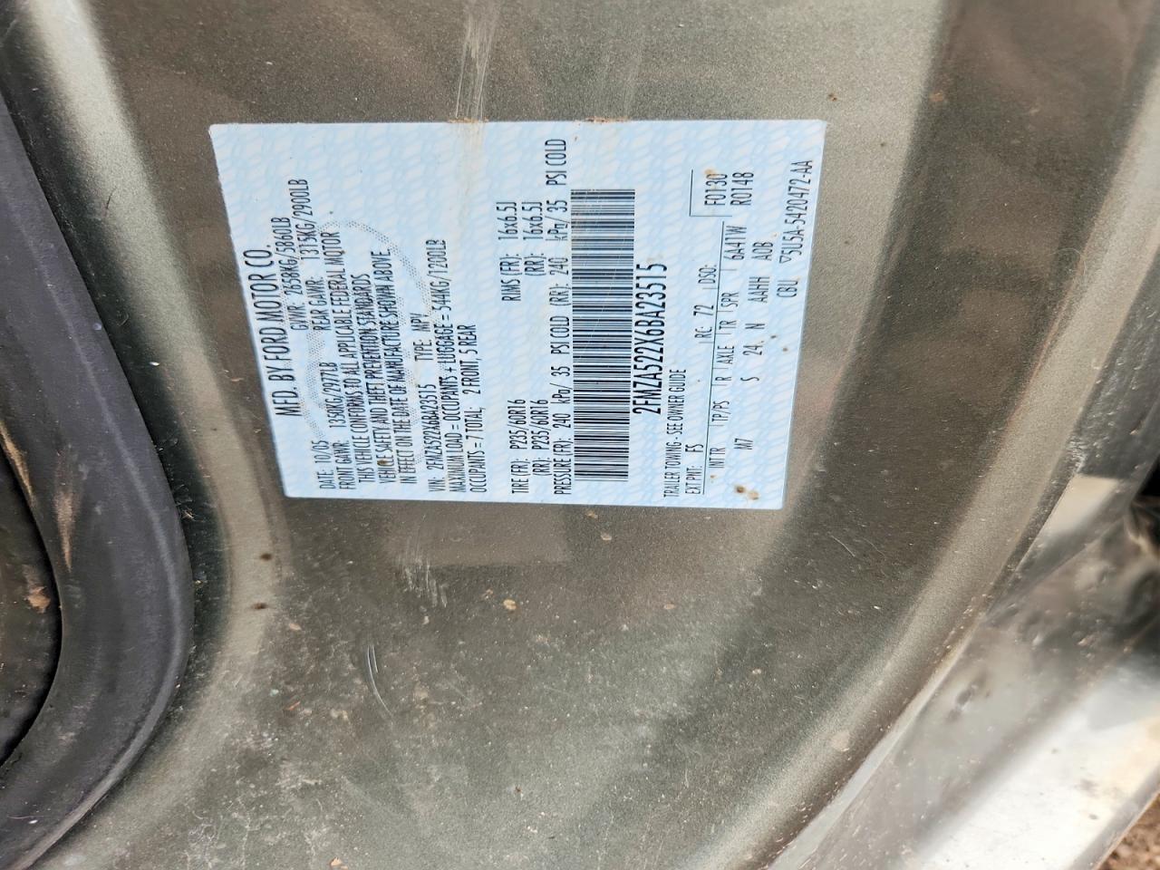 2006 FORD FREESTAR