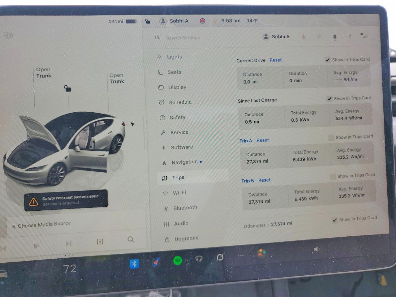 2025 TESLA MODEL 3