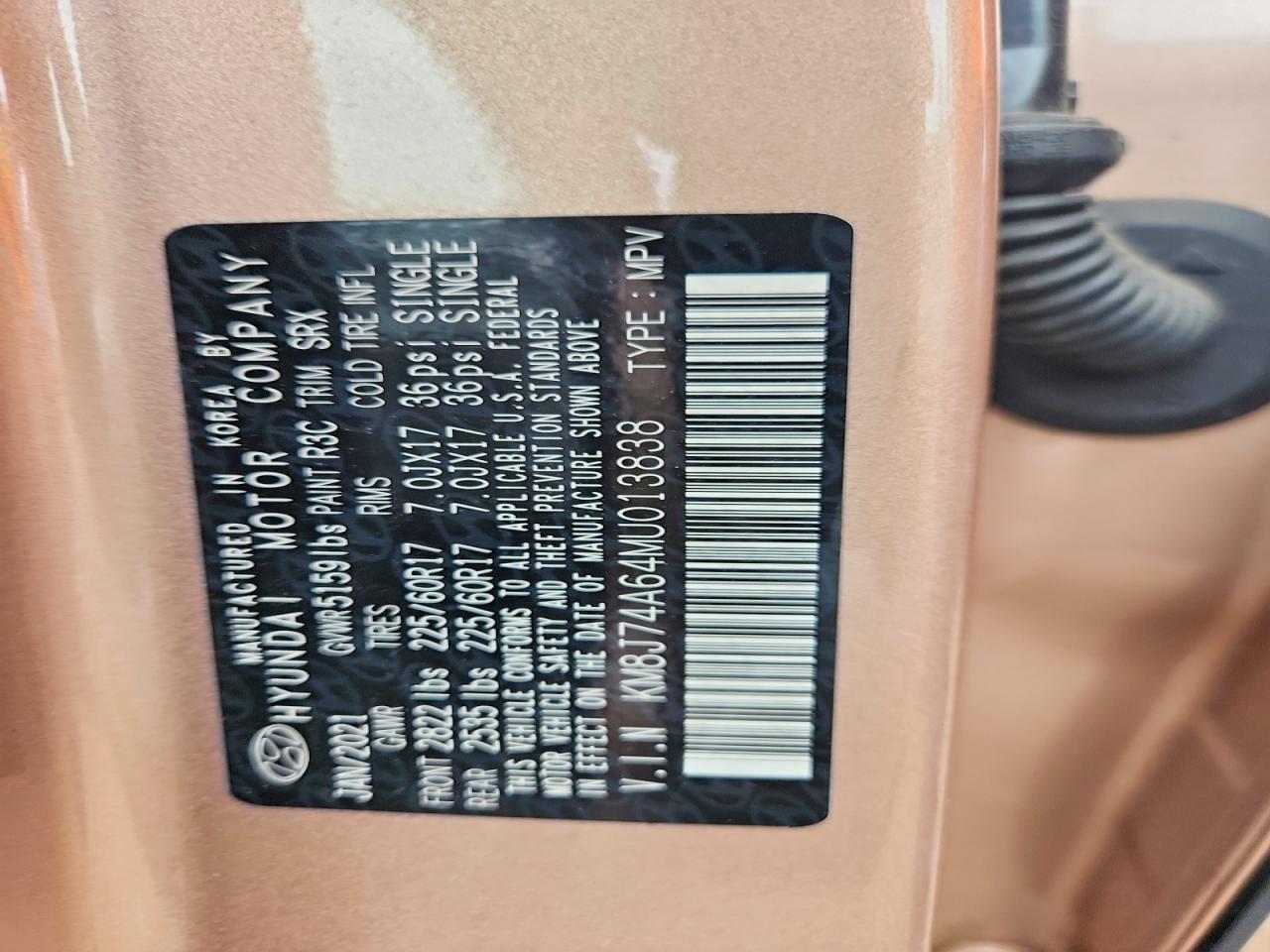 2021 HYUNDAI NEXO